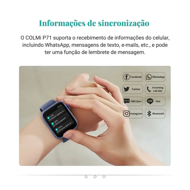 Smartwatch Colmi P71