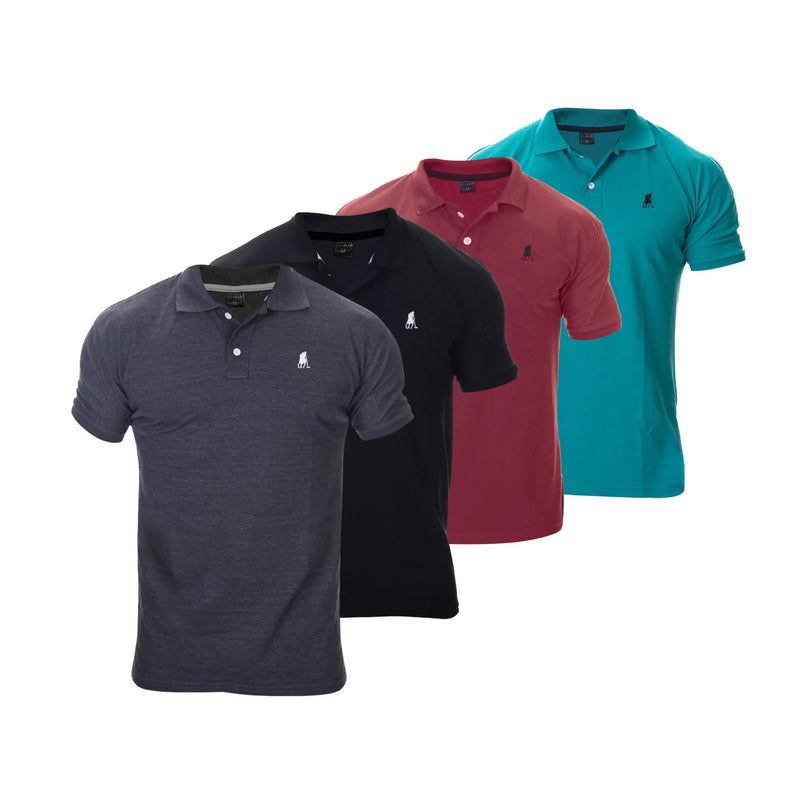 Kit 4 Camisa Polo Masculina