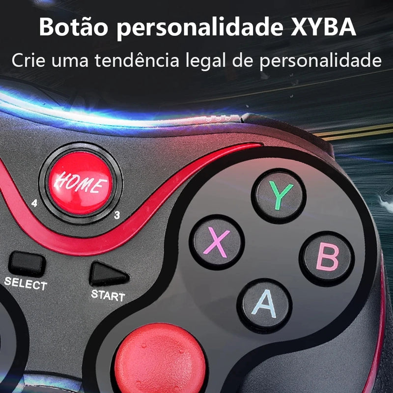 X3 Suporte Bluetooth - Joystick Controlador de Jogo Sem Fio