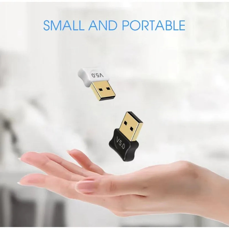 Mini adaptador e receptor usb bluetooth 5.0