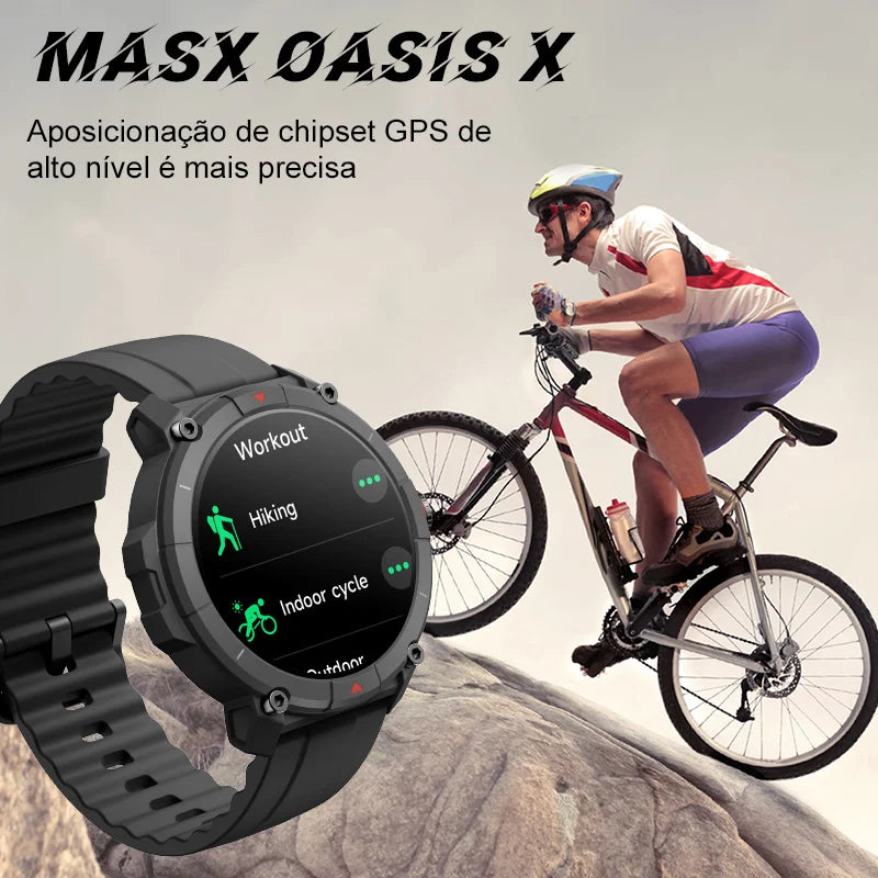 Masx oasis x premium gps relógio inteligente alexa