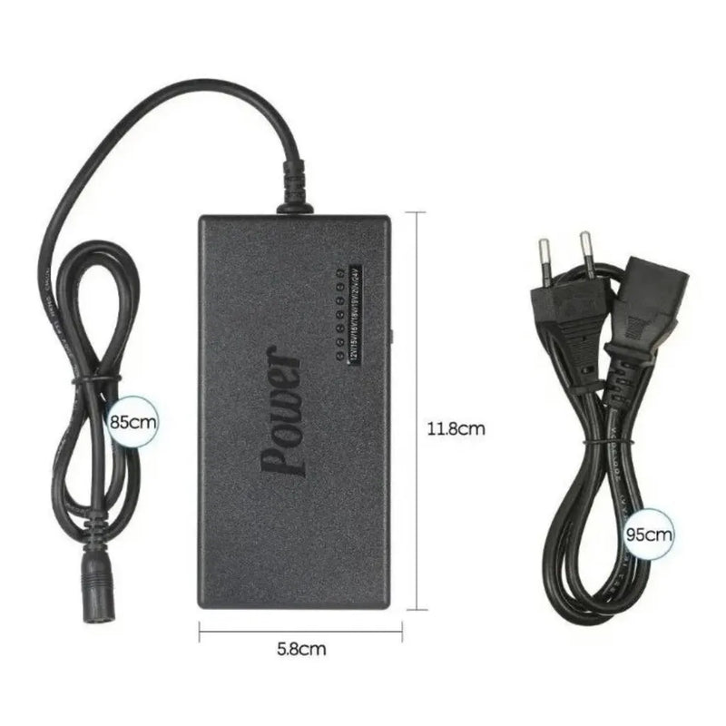 Fonte universal para laptop com cabo carregador my-120w