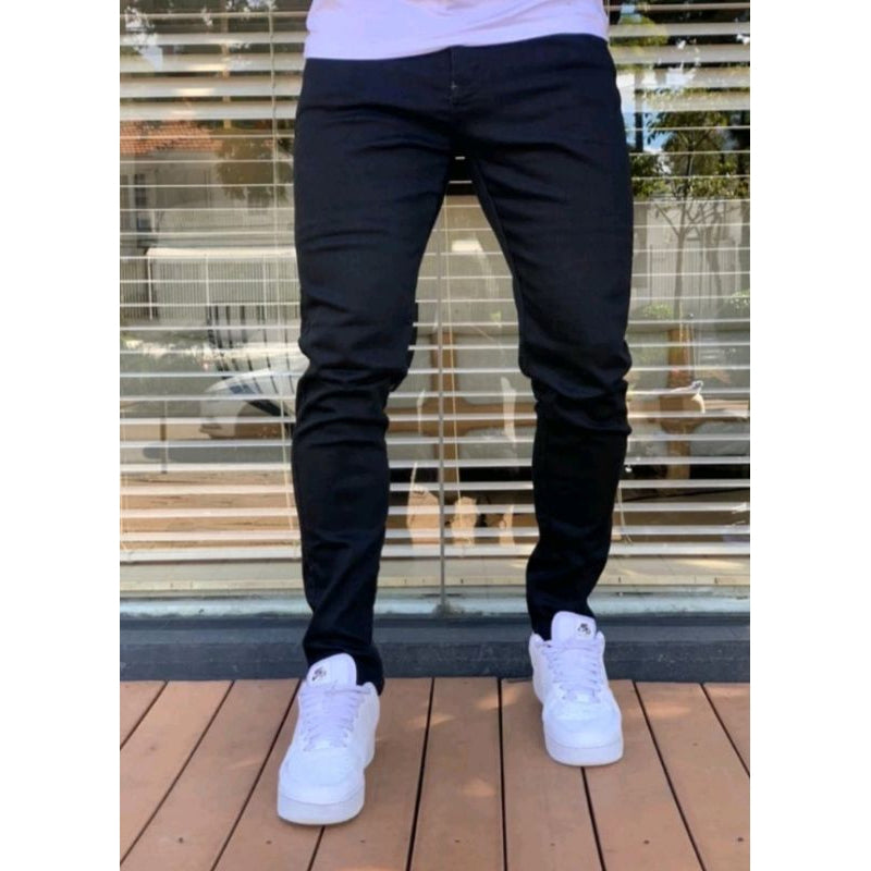 Calça Jeans Masculina Skinny Elastano Lycra